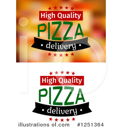 Royalty-Free (RF) Pizza Clipart Illustration by Vector Tradition SM - Stock Sample #1251364