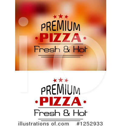 Royalty-Free (RF) Pizza Clipart Illustration by Vector Tradition SM - Stock Sample #1252933