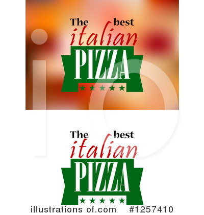 Royalty-Free (RF) Pizza Clipart Illustration by Vector Tradition SM - Stock Sample #1257410