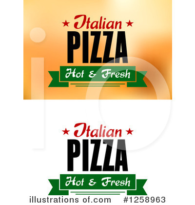 Royalty-Free (RF) Pizza Clipart Illustration by Vector Tradition SM - Stock Sample #1258963