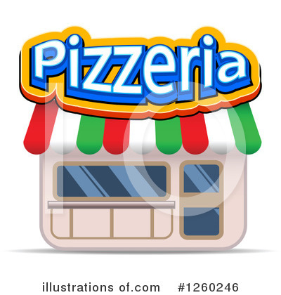 Royalty-Free (RF) Pizza Clipart Illustration by Vector Tradition SM - Stock Sample #1260246