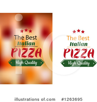 Royalty-Free (RF) Pizza Clipart Illustration by Vector Tradition SM - Stock Sample #1263695