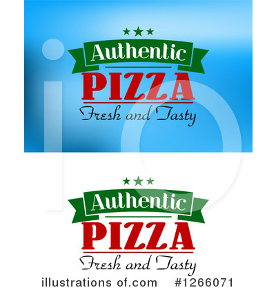 Royalty-Free (RF) Pizza Clipart Illustration by Vector Tradition SM - Stock Sample #1266071