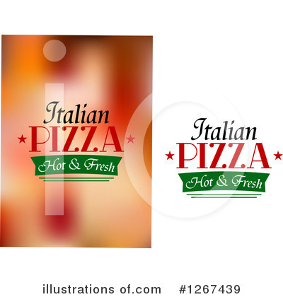 Royalty-Free (RF) Pizza Clipart Illustration by Vector Tradition SM - Stock Sample #1267439