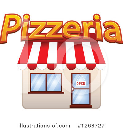 Royalty-Free (RF) Pizza Clipart Illustration by Vector Tradition SM - Stock Sample #1268727