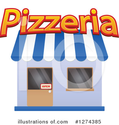 Royalty-Free (RF) Pizza Clipart Illustration by Vector Tradition SM - Stock Sample #1274385