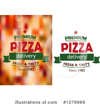 Royalty-Free (RF) Pizza Clipart Illustration by Vector Tradition SM - Stock Sample #1276969