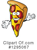 Pizza Clipart #1295067 by Vector Tradition SM