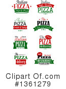 Pizza Clipart #1361279 by Vector Tradition SM
