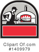 Pizza Clipart #1409979 by patrimonio