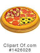 Pizza Clipart #1426028 by Vector Tradition SM