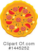 Pizza Clipart #1445252 by Vector Tradition SM