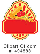 Pizza Clipart #1494888 by Vector Tradition SM