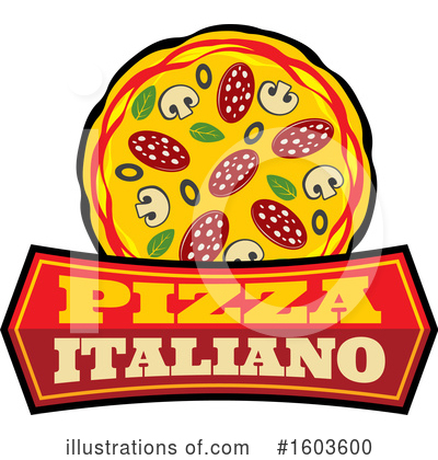 Royalty-Free (RF) Pizza Clipart Illustration by Vector Tradition SM - Stock Sample #1603600