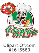 Pizza Clipart #1616560 by Domenico Condello