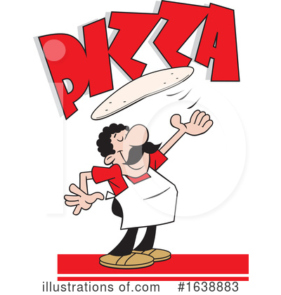 Royalty-Free (RF) Pizza Clipart Illustration by Johnny Sajem - Stock Sample #1638883
