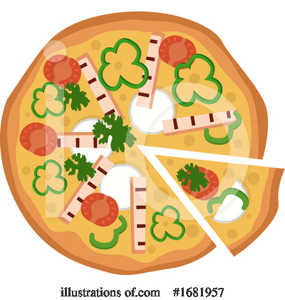 Royalty-Free (RF) Pizza Clipart Illustration by Morphart Creations - Stock Sample #1681957