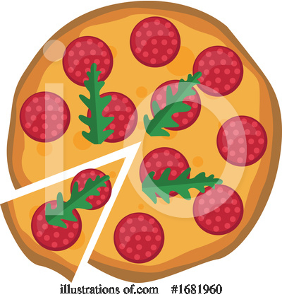 Royalty-Free (RF) Pizza Clipart Illustration by Morphart Creations - Stock Sample #1681960