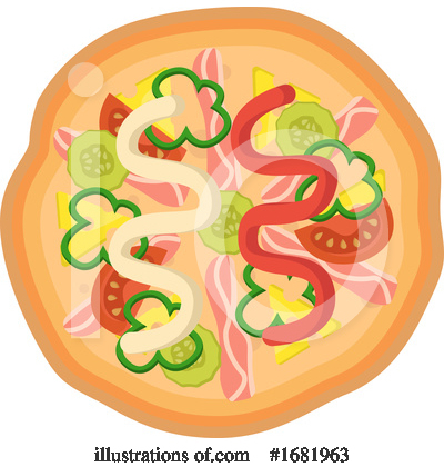 Royalty-Free (RF) Pizza Clipart Illustration by Morphart Creations - Stock Sample #1681963