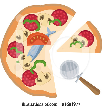 Royalty-Free (RF) Pizza Clipart Illustration by Morphart Creations - Stock Sample #1681977
