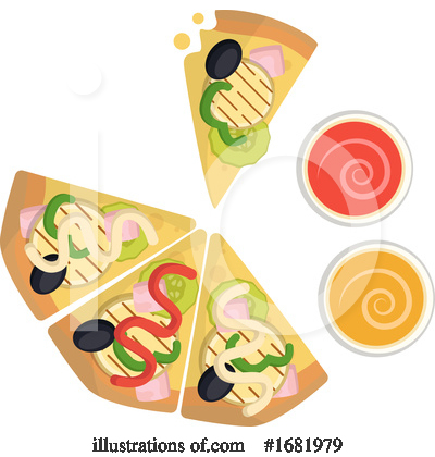Royalty-Free (RF) Pizza Clipart Illustration by Morphart Creations - Stock Sample #1681979