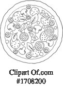 Pizza Clipart #1708200 by visekart