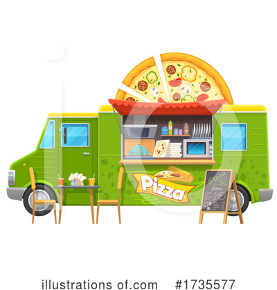 Pizza Clipart #1735577 by Vector Tradition SM