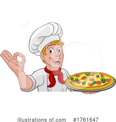 Royalty-Free (RF) Pizza Clipart Illustration by AtStockIllustration - Stock Sample #1761647