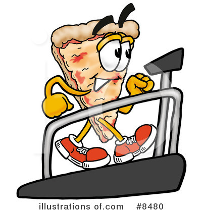 Royalty-Free (RF) Pizza Clipart Illustration by Mascot Junction - Stock Sample #8480