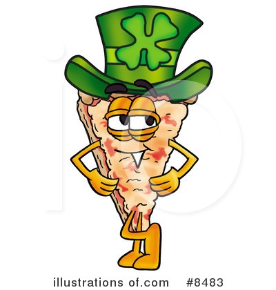 Royalty-Free (RF) Pizza Clipart Illustration by Mascot Junction - Stock Sample #8483