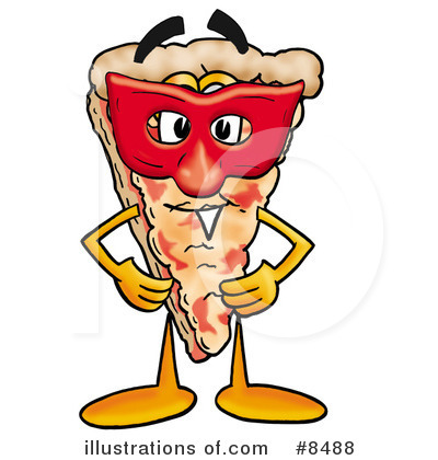 Royalty-Free (RF) Pizza Clipart Illustration by Mascot Junction - Stock Sample #8488