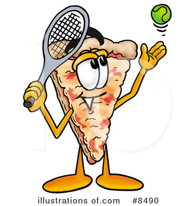 Royalty-Free (RF) Pizza Clipart Illustration by Mascot Junction - Stock Sample #8490