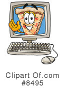 Pizza Clipart #8495 by Mascot Junction