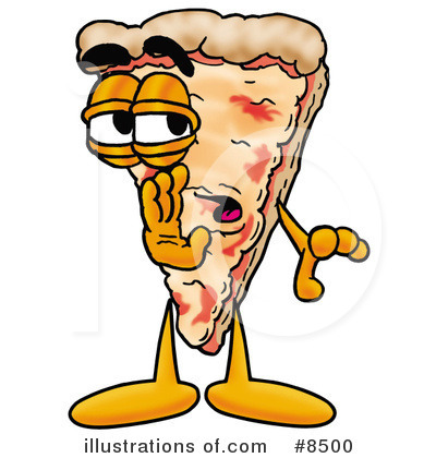 Royalty-Free (RF) Pizza Clipart Illustration by Mascot Junction - Stock Sample #8500