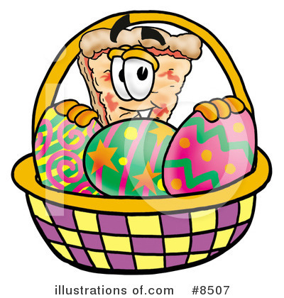 Royalty-Free (RF) Pizza Clipart Illustration by Mascot Junction - Stock Sample #8507