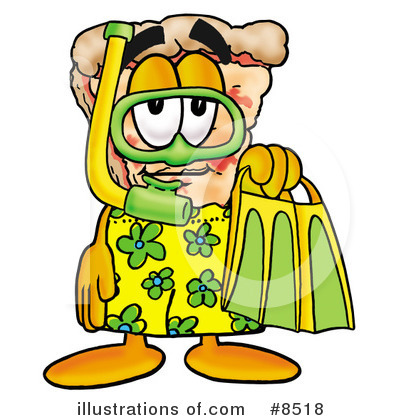 Royalty-Free (RF) Pizza Clipart Illustration by Mascot Junction - Stock Sample #8518