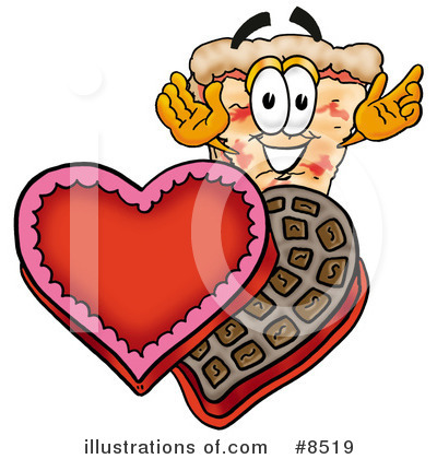 Royalty-Free (RF) Pizza Clipart Illustration by Mascot Junction - Stock Sample #8519