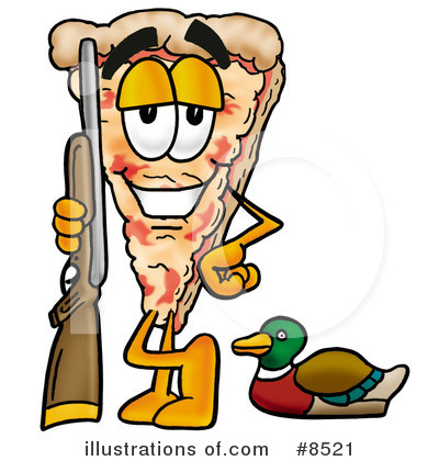 Royalty-Free (RF) Pizza Clipart Illustration by Mascot Junction - Stock Sample #8521