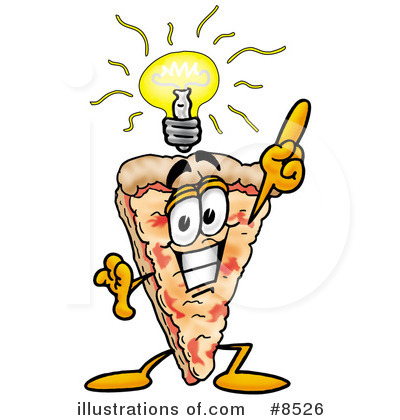Royalty-Free (RF) Pizza Clipart Illustration by Mascot Junction - Stock Sample #8526