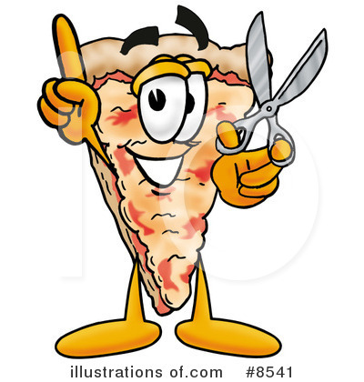 Pizza Character Clipart #8541 by Mascot Junction