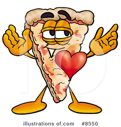 Pizza Clipart #8550 by Mascot Junction