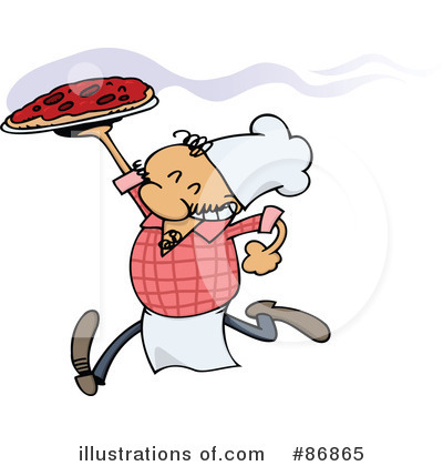 Royalty-Free (RF) Pizza Clipart Illustration by gnurf - Stock Sample #86865