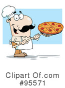 Pizza Clipart #95571 by Hit Toon