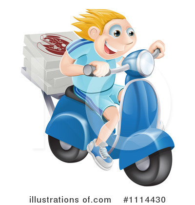 Motorcycle Clipart #1114430 by AtStockIllustration