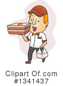 Pizza Delivery Clipart #1341437 by BNP Design Studio