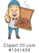 Pizza Delivery Clipart #1341439 by BNP Design Studio