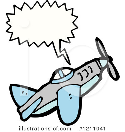 Royalty-Free (RF) Plane Clipart Illustration by lineartestpilot - Stock Sample #1211041
