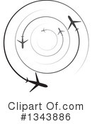 Plane Clipart #1343886 by ColorMagic