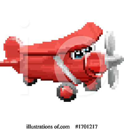 Royalty-Free (RF) Plane Clipart Illustration by AtStockIllustration - Stock Sample #1701217