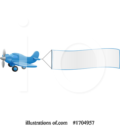 Royalty-Free (RF) Plane Clipart Illustration by AtStockIllustration - Stock Sample #1704957